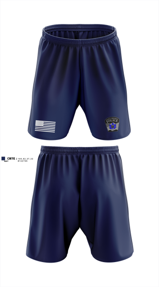Athletic Shorts With Pockets, Maple Heights Police Department, Police, Teamtime, Team time, sublimation, custom sports apparel, team uniforms, spirit wear, spiritwear, sports uniforms, custom shirts, team store, custom team store, fundraiser sports, apparel fundraiser