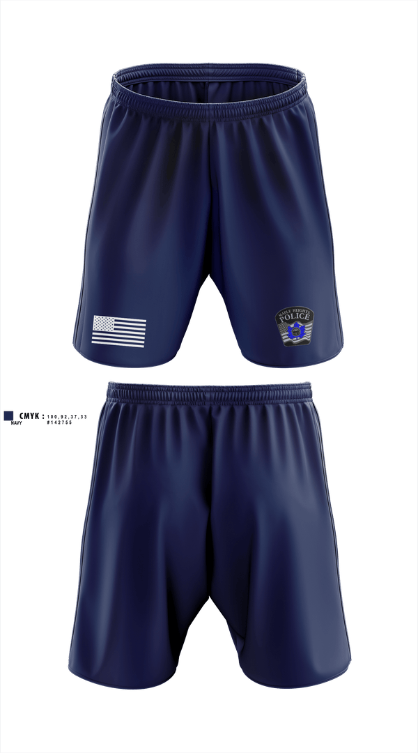 Athletic Shorts With Pockets, Maple Heights Police Department, Police, Teamtime, Team time, sublimation, custom sports apparel, team uniforms, spirit wear, spiritwear, sports uniforms, custom shirts, team store, custom team store, fundraiser sports, apparel fundraiser