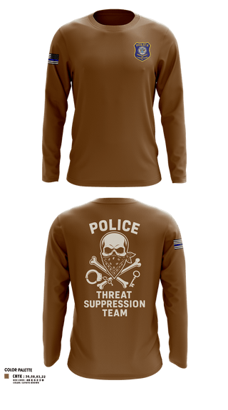 Long Sleeve Performance Shirt, New Jersey Department of Corrections, Police, Teamtime, Team time, sublimation, custom sports apparel, team uniforms, spirit wear, spiritwear, sports uniforms, custom shirts, team store, custom team store, fundraiser sports, apparel fundraiser