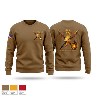Crew Neck Sweatshirt, 1st TIAD, Army, Teamtime, Team time, sublimation, custom sports apparel, team uniforms, spirit wear, spiritwear, sports uniforms, custom shirts, team store, custom team store, fundraiser sports, apparel fundraiser