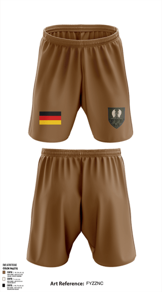Athletic Shorts With Pockets, 4./PuPiBtl.1 FFB Zg., , Teamtime, Team time, sublimation, custom sports apparel, team uniforms, spirit wear, spiritwear, sports uniforms, custom shirts, team store, custom team store, fundraiser sports, apparel fundraiser