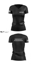 Worcester Emergency Management Women's Short Sleeve V-neck Shirt - 1