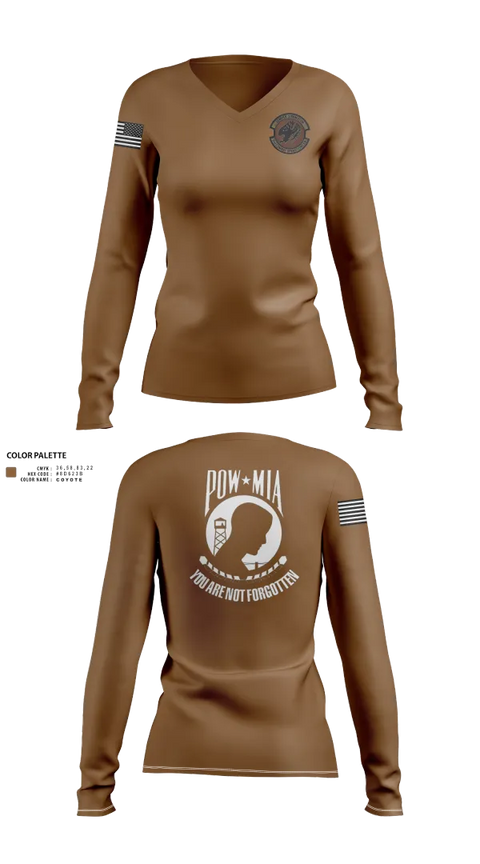 Womens Long Sleeve Vneck Shirt, 9 COS, , Teamtime, Team time, sublimation, custom sports apparel, team uniforms, spirit wear, spiritwear, sports uniforms, custom shirts, team store, custom team store, fundraiser sports, apparel fundraiser