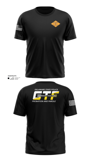 Short Sleeve Performance Shirt, Delaware GTF, Police, Teamtime, Team time, sublimation, custom sports apparel, team uniforms, spirit wear, spiritwear, sports uniforms, custom shirts, team store, custom team store, fundraiser sports, apparel fundraiser