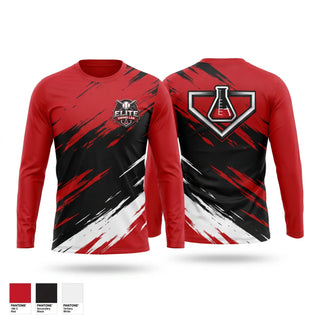Long Sleeve Performance Shirt, Elite Swing Lab, Baseball, Teamtime, Team time, sublimation, custom sports apparel, team uniforms, spirit wear, spiritwear, sports uniforms, custom shirts, team store, custom team store, fundraiser sports, apparel fundraiser