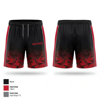Athletic Shorts With Pockets, Wolfpack, Softball, Teamtime, Team time, sublimation, custom sports apparel, team uniforms, spirit wear, spiritwear, sports uniforms, custom shirts, team store, custom team store, fundraiser sports, apparel fundraiser