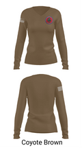 208th MCAS 6752981 Women's Long Sleeve V-neck Shirt - 16