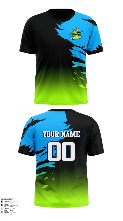 Northeast Toros Football 18068925 Short Sleeve Performance Shirt - 12