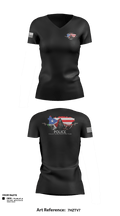 D3 Violent Crimes Reduction Team 16983979 Women's Short Sleeve V-neck Shirt - 5