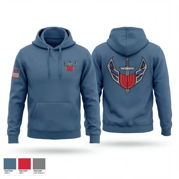 Hoodie, Union AFJROTC, Air Force, Teamtime, Team time, sublimation, custom sports apparel, team uniforms, spirit wear, spiritwear, sports uniforms, custom shirts, team store, custom team store, fundraiser sports, apparel fundraiser