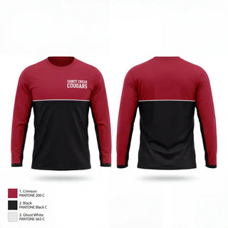 Long Sleeve Performance Shirt, Sandy Creek Cougars, Softball, Teamtime, Team time, sublimation, custom sports apparel, team uniforms, spirit wear, spiritwear, sports uniforms, custom shirts, team store, custom team store, fundraiser sports, apparel fundraiser