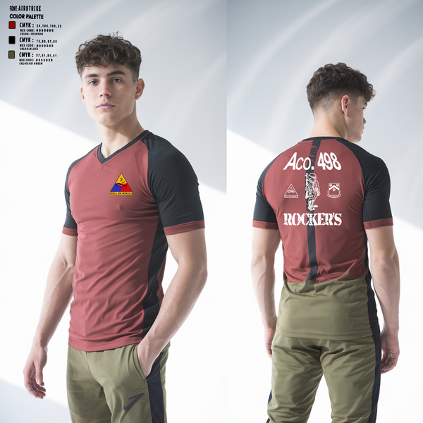 Old School Cotton Feel Shirt, 498th SUP BN 2AD (FWD), Army, Teamtime, Team time, sublimation, custom sports apparel, team uniforms, spirit wear, spiritwear, sports uniforms, custom shirts, team store, custom team store, fundraiser sports, apparel fundraiser
