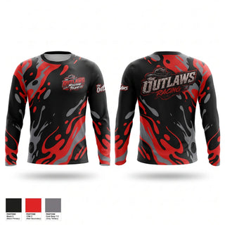 Long Sleeve Performance Shirt, TheOutLawRacingTeam, E-Sports, Teamtime, Team time, sublimation, custom sports apparel, team uniforms, spirit wear, spiritwear, sports uniforms, custom shirts, team store, custom team store, fundraiser sports, apparel fundraiser