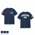 Limestone Fire Protection District 87442605 Old School Cotton Feel Shirt - 1