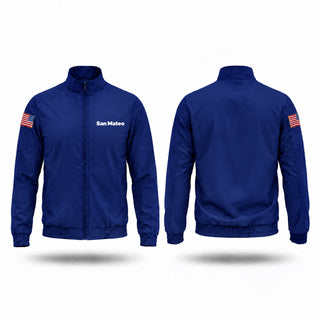 Windbreaker, San Mateo, Police, Teamtime, Team time, sublimation, custom sports apparel, team uniforms, spirit wear, spiritwear, sports uniforms, custom shirts, team store, custom team store, fundraiser sports, apparel fundraiser