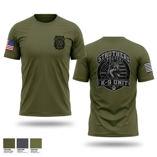 Short Sleeve Performance Shirt, STRUTHERS POLICE K9 UNIT, Police, Teamtime, Team time, sublimation, custom sports apparel, team uniforms, spirit wear, spiritwear, sports uniforms, custom shirts, team store, custom team store, fundraiser sports, apparel fundraiser
