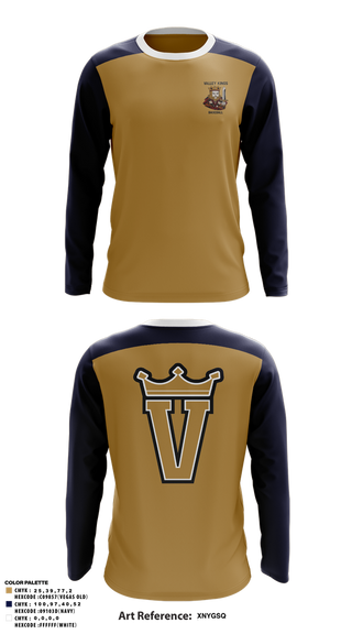 Long Sleeve Performance Shirt, Valley Kings, Baseball, Teamtime, Team time, sublimation, custom sports apparel, team uniforms, spirit wear, spiritwear, sports uniforms, custom shirts, team store, custom team store, fundraiser sports, apparel fundraiser