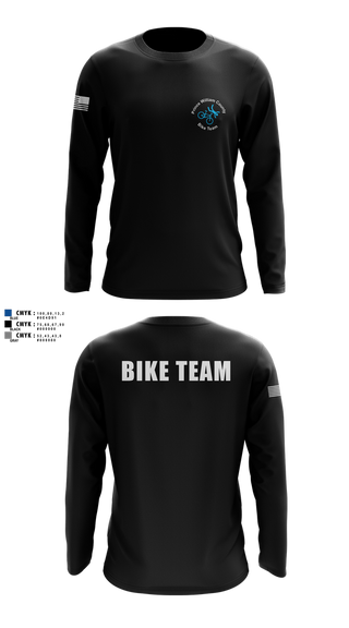 Long Sleeve Performance Shirt, Prince William Bike Team, , Teamtime, Team time, sublimation, custom sports apparel, team uniforms, spirit wear, spiritwear, sports uniforms, custom shirts, team store, custom team store, fundraiser sports, apparel fundraiser