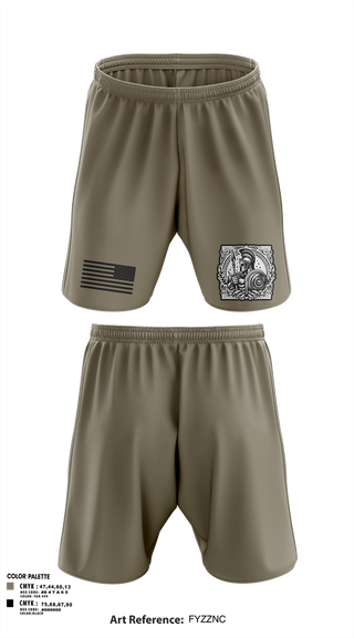 Athletic Shorts With Pockets, Detachment 9, Army, Teamtime, Team time, sublimation, custom sports apparel, team uniforms, spirit wear, spiritwear, sports uniforms, custom shirts, team store, custom team store, fundraiser sports, apparel fundraiser