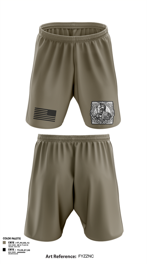 Athletic Shorts With Pockets, Detachment 9, Army, Teamtime, Team time, sublimation, custom sports apparel, team uniforms, spirit wear, spiritwear, sports uniforms, custom shirts, team store, custom team store, fundraiser sports, apparel fundraiser