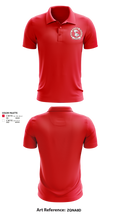 Lake Shore Middle School Basketball 45952155 Short Sleeve Performance Polo - 2
