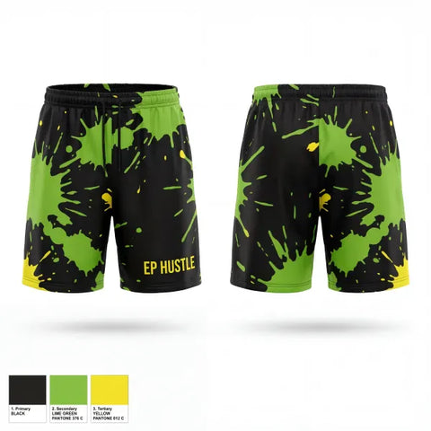 Athletic Shorts With Pockets, EP HUSTLE, Men's Basketball, Teamtime, Team time, sublimation, custom sports apparel, team uniforms, spirit wear, spiritwear, sports uniforms, custom shirts, team store, custom team store, fundraiser sports, apparel fundraiser