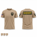 Wilson county sheriff office 79250520 Old School Cotton Feel Shirt - 1