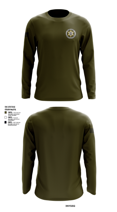 Wayne County Sheriff’s Department 73359444 Long Sleeve Performance Shirt 2