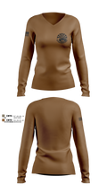 208 Transportation Company 94479647 Women's Long Sleeve V-neck Shirt - 2