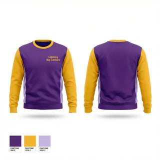 Crew Neck Sweatshirt, Lightning Bug Catchers, Softball, Teamtime, Team time, sublimation, custom sports apparel, team uniforms, spirit wear, spiritwear, sports uniforms, custom shirts, team store, custom team store, fundraiser sports, apparel fundraiser