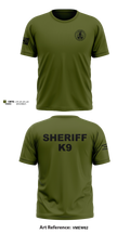 Franklin County Sheriff Office K9 Old School Cotton Feel Shirt - 11