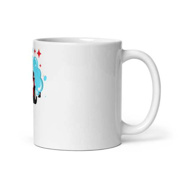 Speed demon detailing 35022679 White Glossy Mug - Small