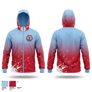 Windbreaker, Baker Rangers, Baseball, Teamtime, Team time, sublimation, custom sports apparel, team uniforms, spirit wear, spiritwear, sports uniforms, custom shirts, team store, custom team store, fundraiser sports, apparel fundraiser