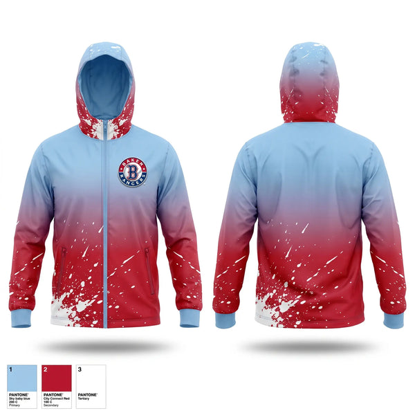 Windbreaker, Baker Rangers, Baseball, Teamtime, Team time, sublimation, custom sports apparel, team uniforms, spirit wear, spiritwear, sports uniforms, custom shirts, team store, custom team store, fundraiser sports, apparel fundraiser