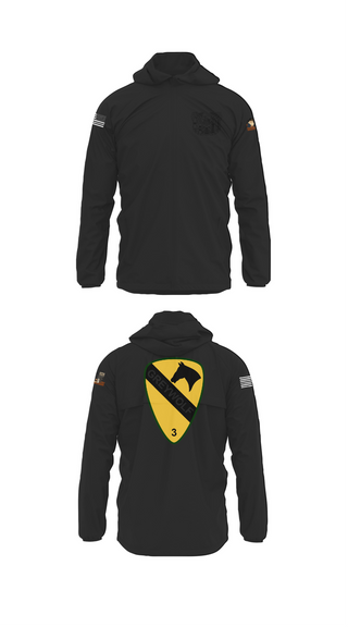 Windbreaker, 1st cav Div 3abct, , Teamtime, Team time, sublimation, custom sports apparel, team uniforms, spirit wear, spiritwear, sports uniforms, custom shirts, team store, custom team store, fundraiser sports, apparel fundraiser
