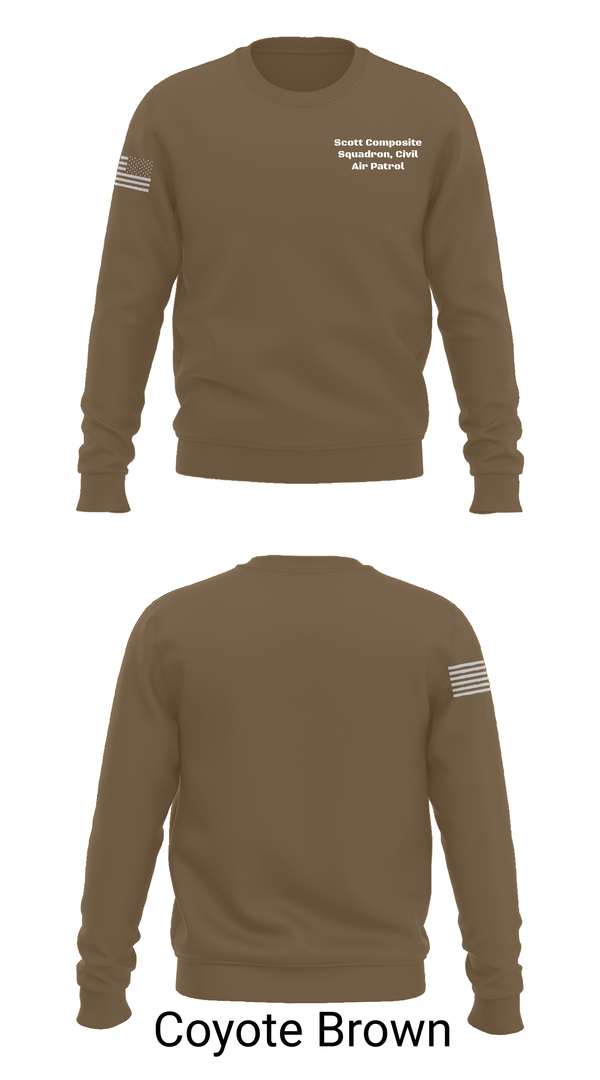 Crew Neck Sweatshirt, Scott Composite Squadron, Civil Air Patrol, , Teamtime, Team time, sublimation, custom sports apparel, team uniforms, spirit wear, spiritwear, sports uniforms, custom shirts, team store, custom team store, fundraiser sports, apparel fundraiser