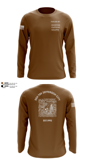 Long Sleeve Performance Shirt, Jefferson City, , Teamtime, Team time, sublimation, custom sports apparel, team uniforms, spirit wear, spiritwear, sports uniforms, custom shirts, team store, custom team store, fundraiser sports, apparel fundraiser