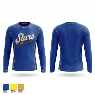 Long Sleeve Performance Shirt, Butler Stars, Softball, Teamtime, Team time, sublimation, custom sports apparel, team uniforms, spirit wear, spiritwear, sports uniforms, custom shirts, team store, custom team store, fundraiser sports, apparel fundraiser