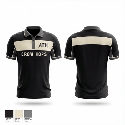 ATH (Around the Horn) Crow Hops 46348085 Short Sleeve Performance Polo - 3