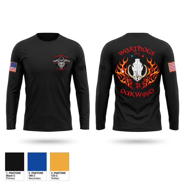Long Sleeve Performance Shirt, Warthogs MC, Police, Teamtime, Team time, sublimation, custom sports apparel, team uniforms, spirit wear, spiritwear, sports uniforms, custom shirts, team store, custom team store, fundraiser sports, apparel fundraiser
