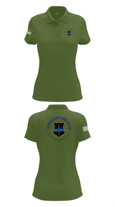 Operation Deep Blue 63620360 Women's Short Sleeve Performance Polo  - 52