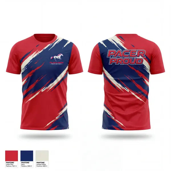 Old School Cotton Feel Shirt, Plaza Park, Track & Field, Teamtime, Team time, sublimation, custom sports apparel, team uniforms, spirit wear, spiritwear, sports uniforms, custom shirts, team store, custom team store, fundraiser sports, apparel fundraiser