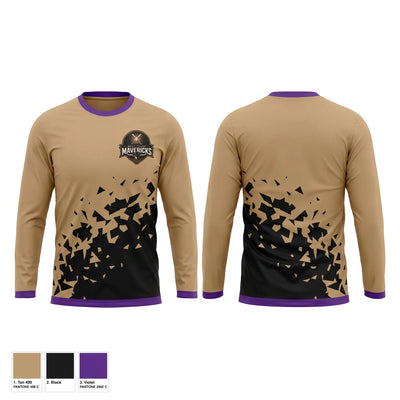 West Texas Mavericks Long Sleeve Performance Shirt 1