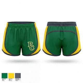 Womens Shorts, Park Center High School Badminton, Spirit Store, Teamtime, Team time, sublimation, custom sports apparel, team uniforms, spirit wear, spiritwear, sports uniforms, custom shirts, team store, custom team store, fundraiser sports, apparel fundraiser