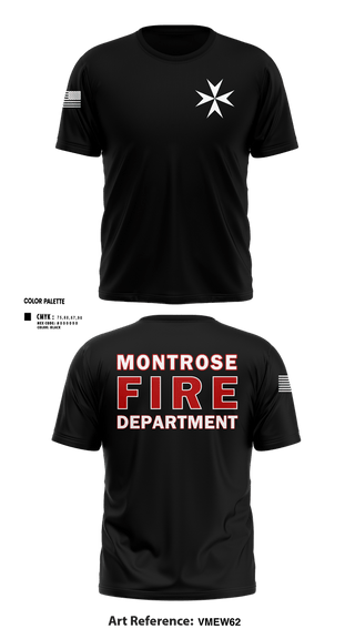 Short Sleeve Performance Shirt, MONTROSE FIRE DEPARTMENT, Fire Department, Teamtime, Team time, sublimation, custom sports apparel, team uniforms, spirit wear, spiritwear, sports uniforms, custom shirts, team store, custom team store, fundraiser sports, apparel fundraiser