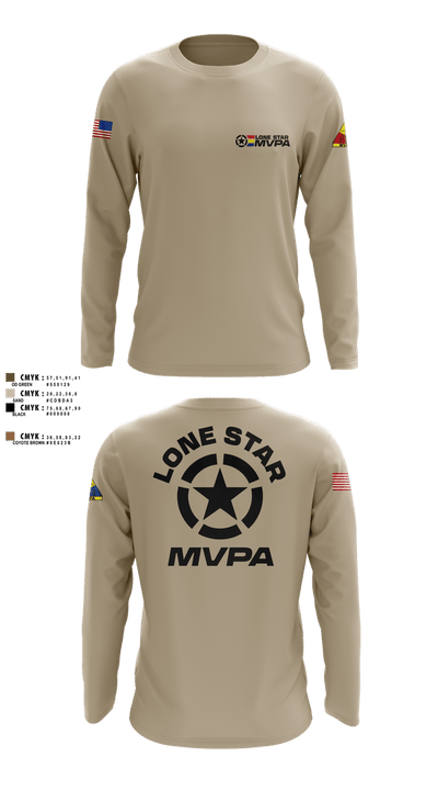 Lone Star MVPA 905145 Long Sleeve Performance Shirt 8