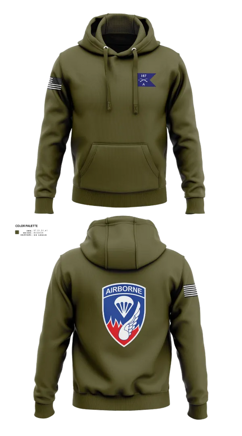 Hoodie, 187 infantry, , Teamtime, Team time, sublimation, custom sports apparel, team uniforms, spirit wear, spiritwear, sports uniforms, custom shirts, team store, custom team store, fundraiser sports, apparel fundraiser