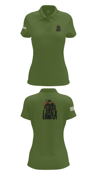 Women's Short Sleeve Performance Polo, EAF, Marines, Teamtime, Team time, sublimation, custom sports apparel, team uniforms, spirit wear, spiritwear, sports uniforms, custom shirts, team store, custom team store, fundraiser sports, apparel fundraiser