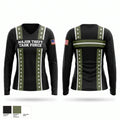 Major Theft Task Force Women's Long Sleeve V-neck Shirt - 1