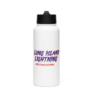 LI LIGHTNING 27443387 Stainless Steel Water Bottle with a Straw Lid